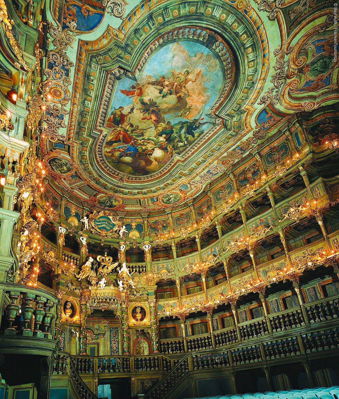 The Seating Area of the Margravial Opera House in Bayreuth